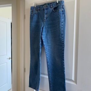 Ralph Lauren Blue Denim Jeans Size 14 Classic Straight  Worn 3 Times